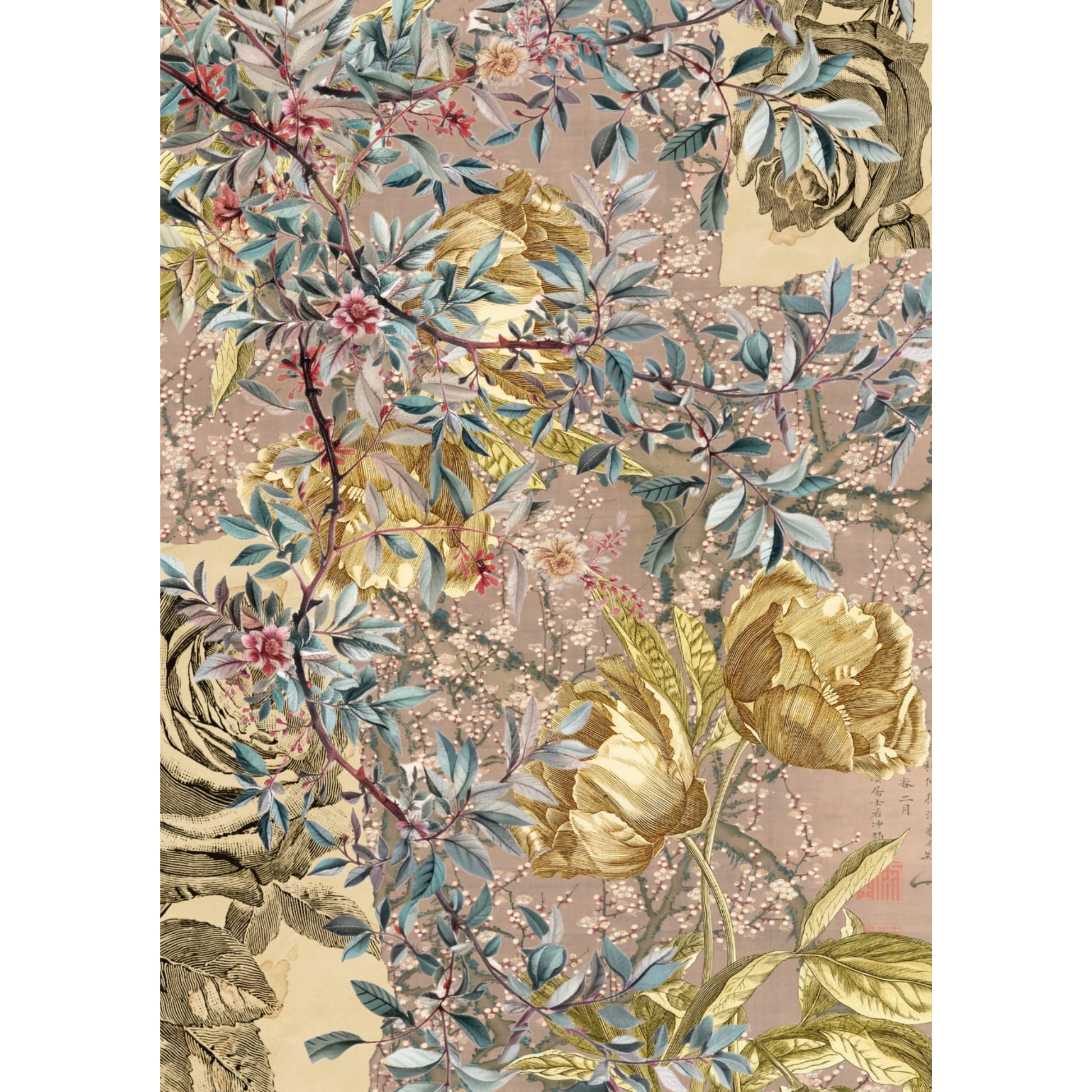 "Blossum" decoupage paper by set by Made By Marley. Available at Milton's Daughter. Page 3 of 3.