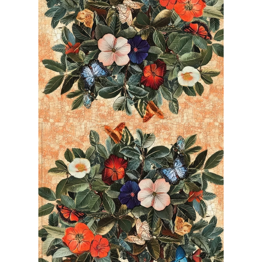 "Butterbush" decoupage paper from Made by Marley. Page 2 of 3 sheets. Available at Milton's Daughter.