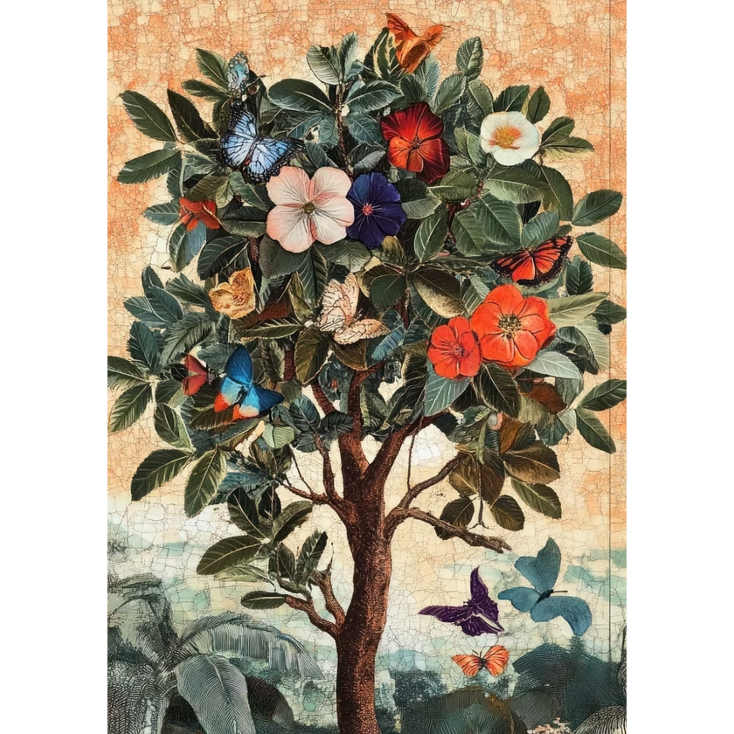 "Butterbush" decoupage paper from Made by Marley. Page 3 of 3 sheets. Available at Milton's Daughter.
