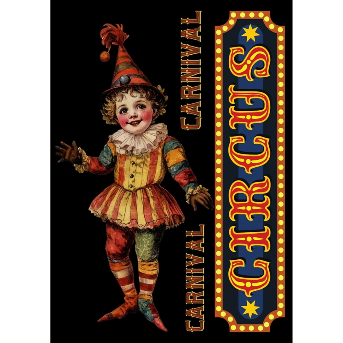 "Circus" decoupage paper set from Made by Marley. Page 3 of 3. Available at Milton's Daughter.