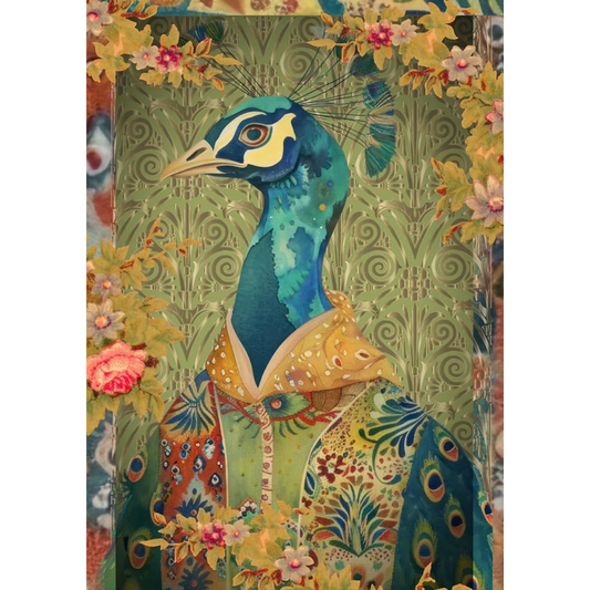 "Cockerleaky" decoupage paper set from Made by Marley. Page 1 of 3 sheet set. Available at Milton's Daughter.