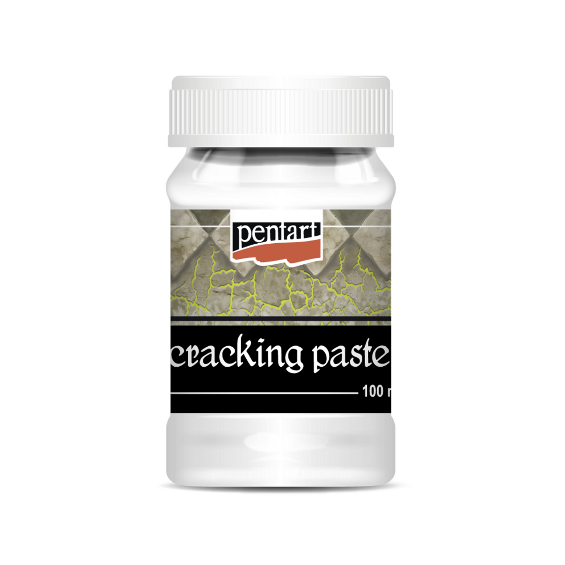 "Cracking Paste" by Pentart. White, 100 ml. Available at Milton's Daughter.