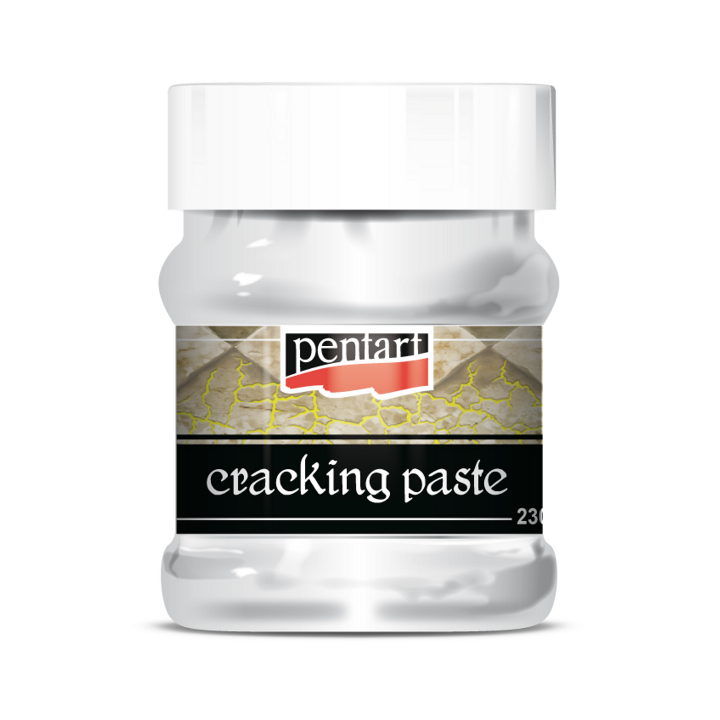 "Cracking Paste" by Pentart. White, 230 ml. Available at Milton's Daughter.
