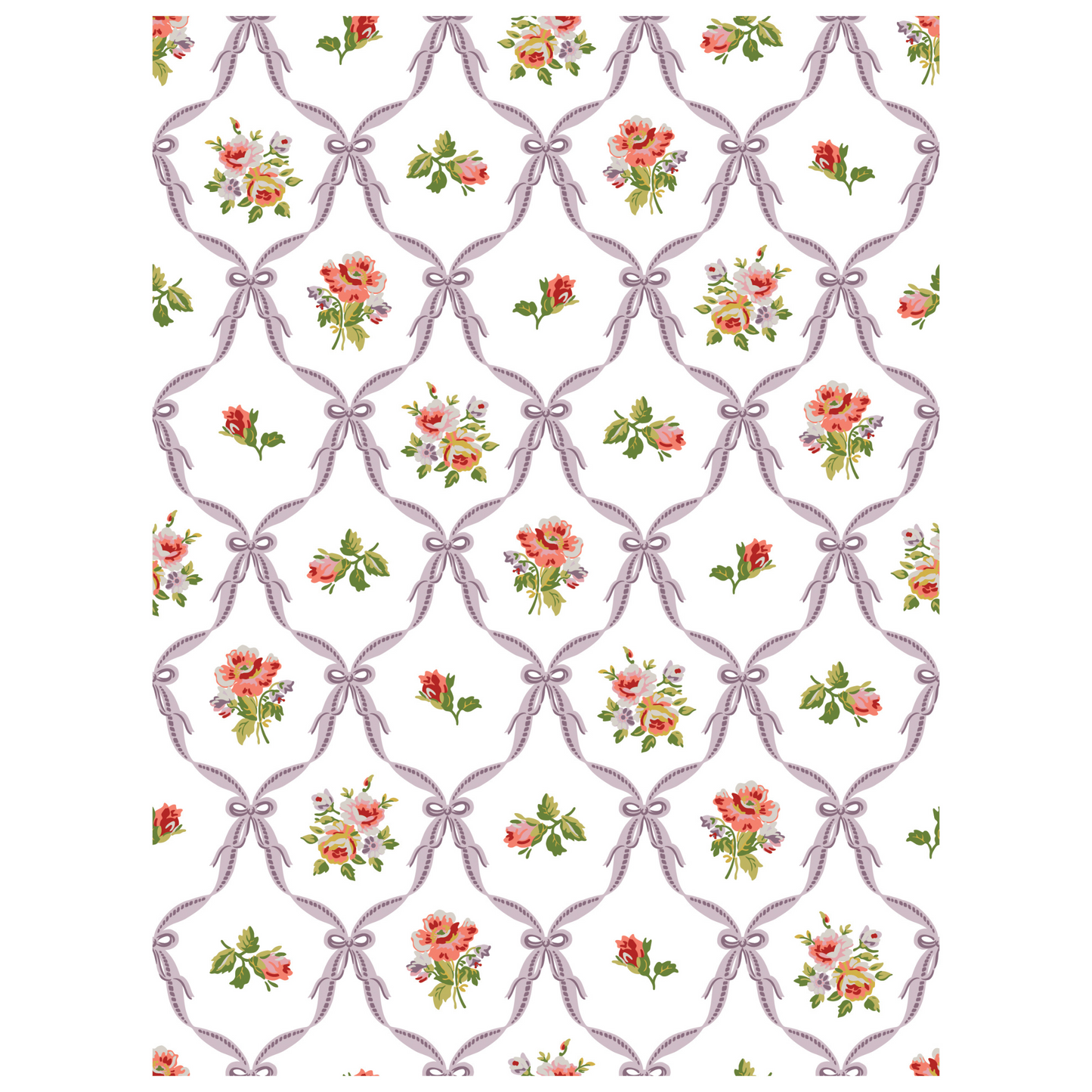 "DItsy Blooms" IOD Paint Inlay Transfer by Iron Orchid Designs. Eight 12" x 16 sheets. Available at Milton's Daughter. Page 1.