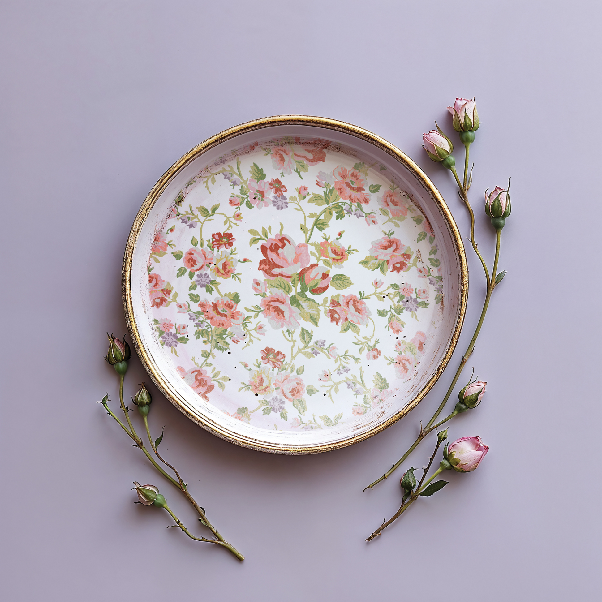 "DItsy Blooms" IOD Paint Inlay Transfer by Iron Orchid Designs. Eight 12" x 16 sheets. Available at Milton's Daughter. Pic 2.