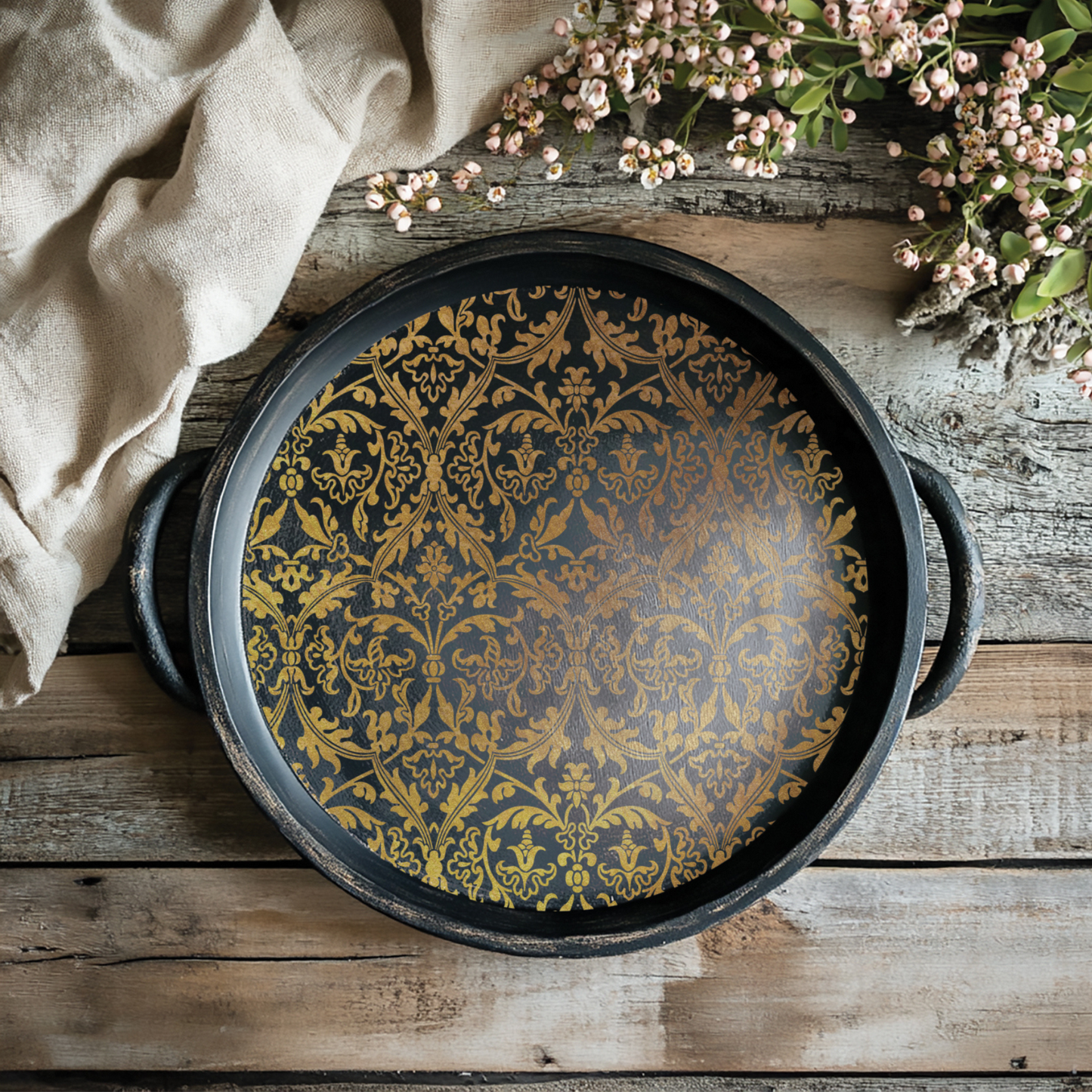 "Emporium" IOD Gilded Foil Transfer by Iron Orchid Designs. Eight 12" x 16" pages. Pic 2.