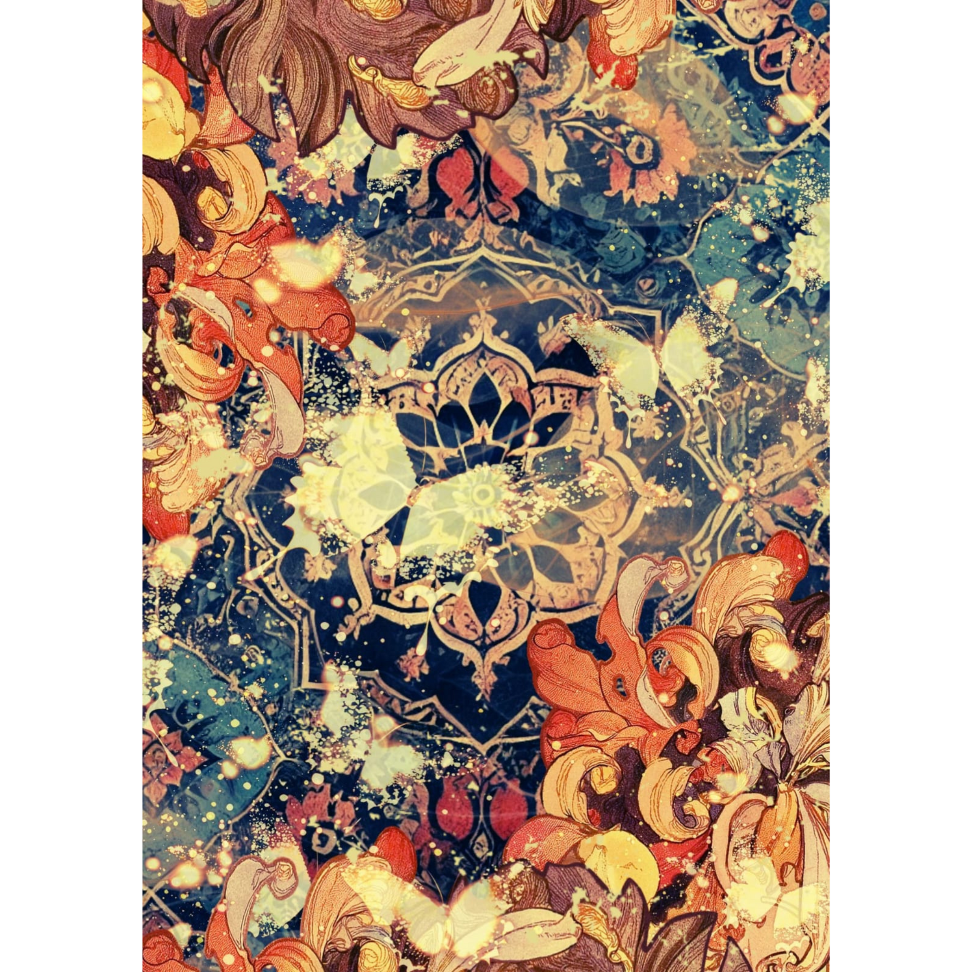 "Golden Girl" decoupage paper set by Made by Marley. Available at Milton's Duaghter. Page 3 of 3.