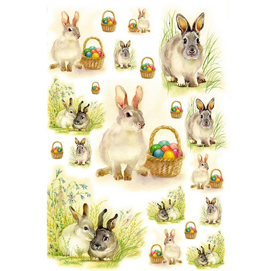 "Holiday 0035 Easter Scenes" decoupage rice paper by Paper Designs. Available at Milton's Daughter.