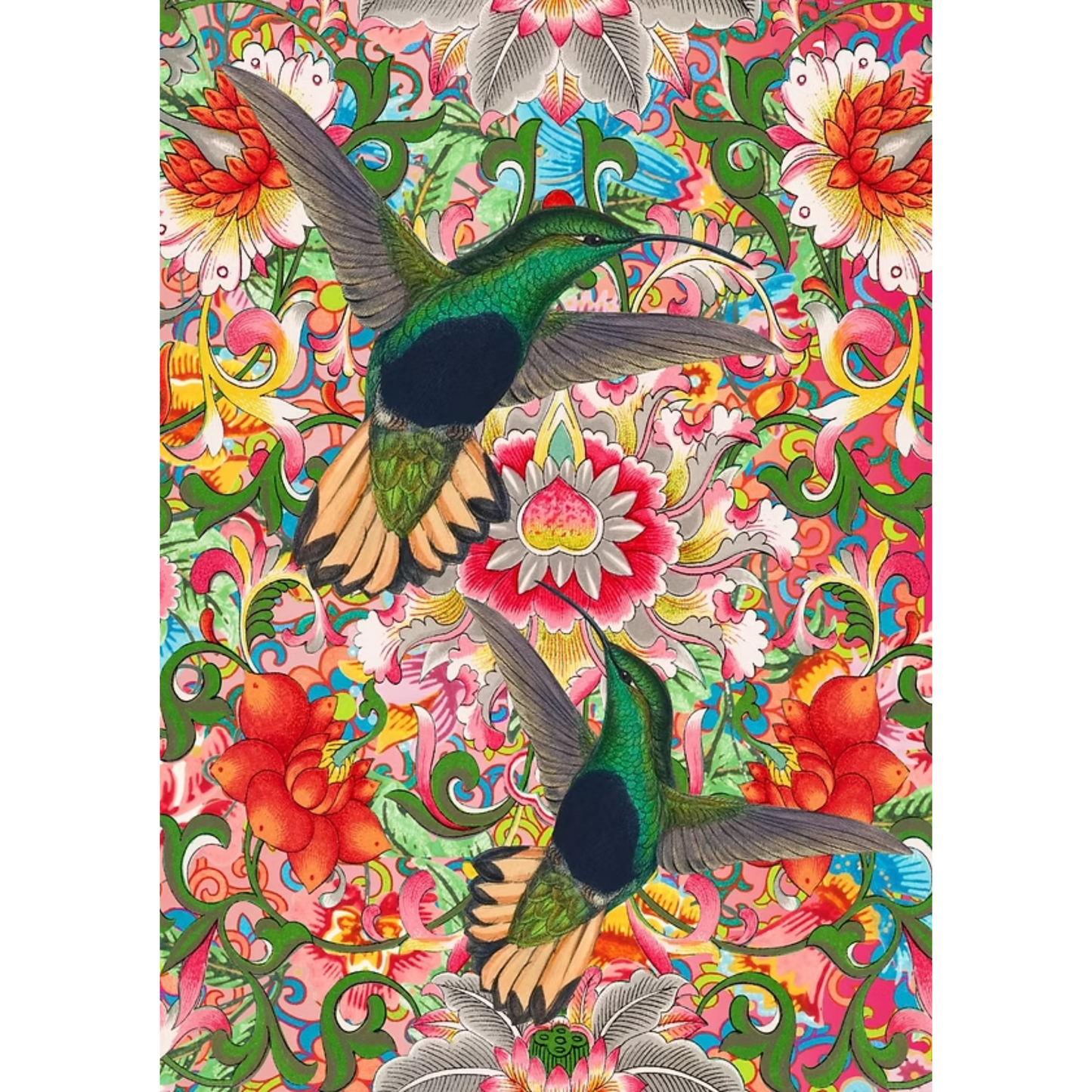 "Humdinger" decoupage paper from Made by Marley. Page 3 of 3 sheet set. Available at Milton's Daughter.