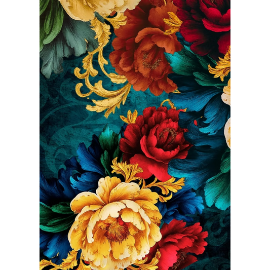 "Kaleidoscope" decoupage paper set from Made by Marley. Page 2 of 3 sheet set. Available at Milton's Daughter.