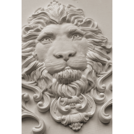 "Leonidas" IOD Mold by Iron Orchid Designs. 5" x 7" silicone mold. Available at Milton's Daughter. Casting example.