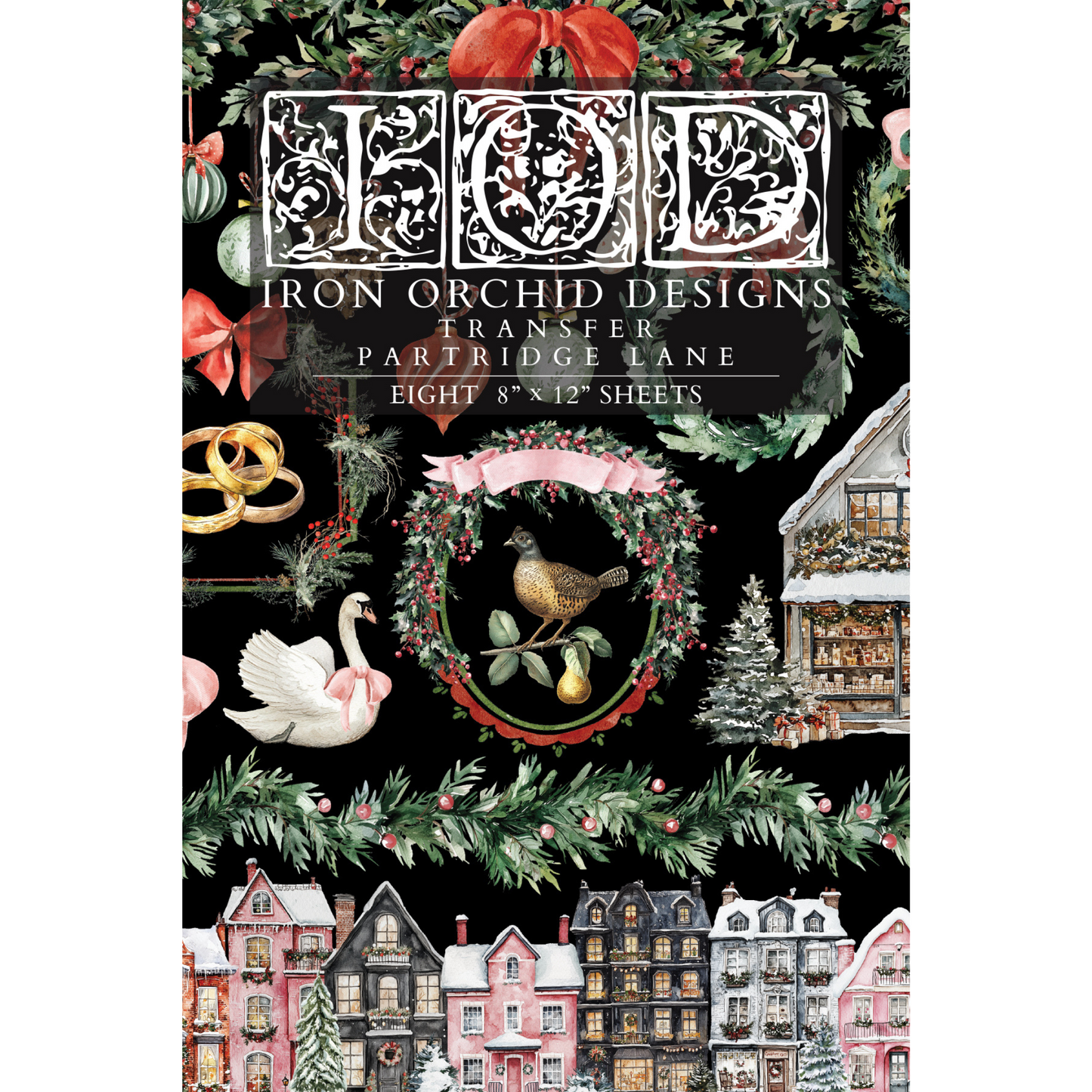 "Partridge Lane" IOD Transfer by Iron Orchid Designs. Front cover. Available at Milton's Daughter.