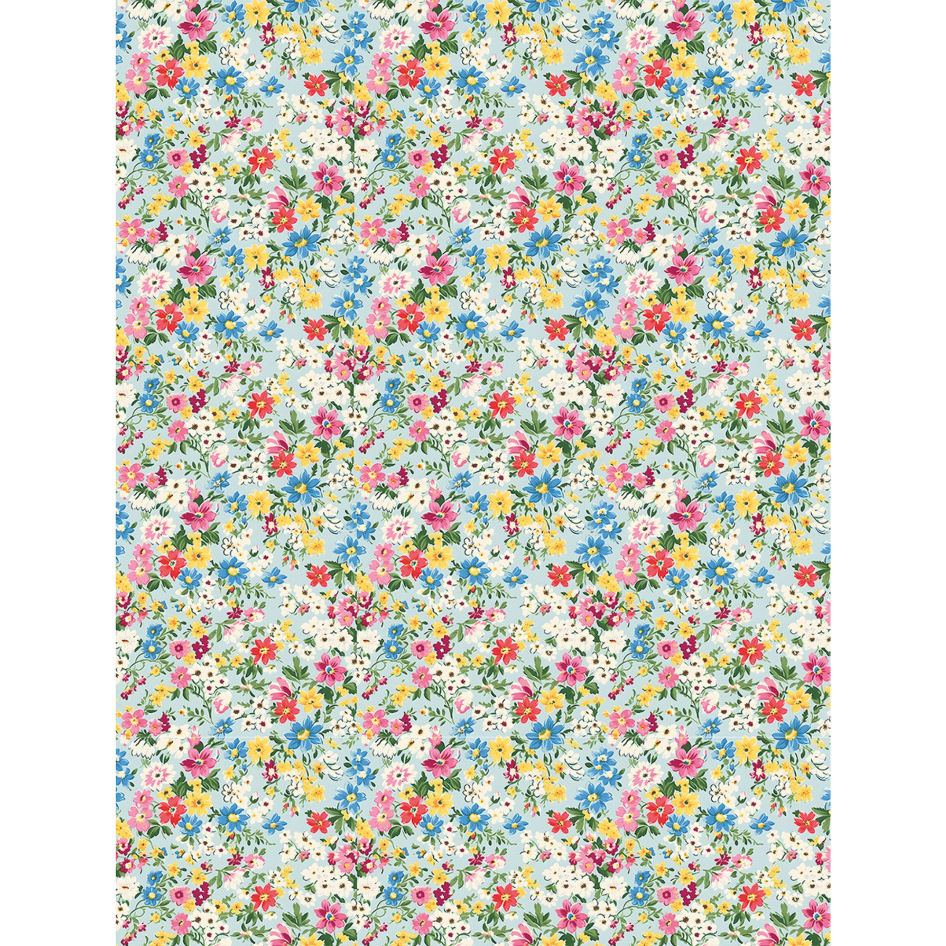 "Pastel Florals Pattern" decoupage rice paper by Calambour. Available at Milton's Daughter.
