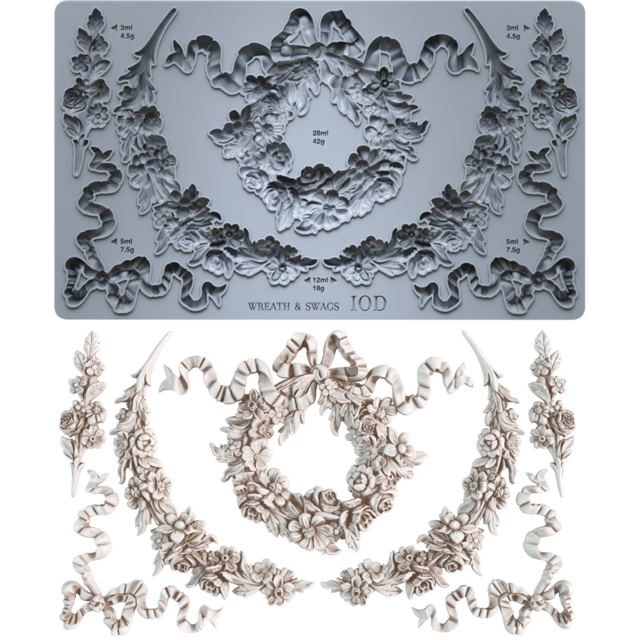Wreaths & Swags - IOD Molds by Iron Orchid Designs – Milton's Daughter