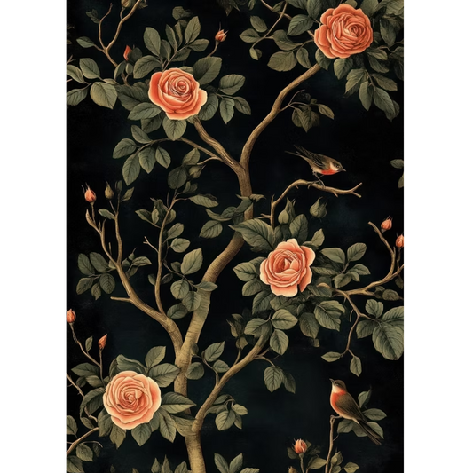 "Leopardo" decoupage paper set from Made by Marley. Page 2 of 3 sheet set. Available at Milton's Daughter.