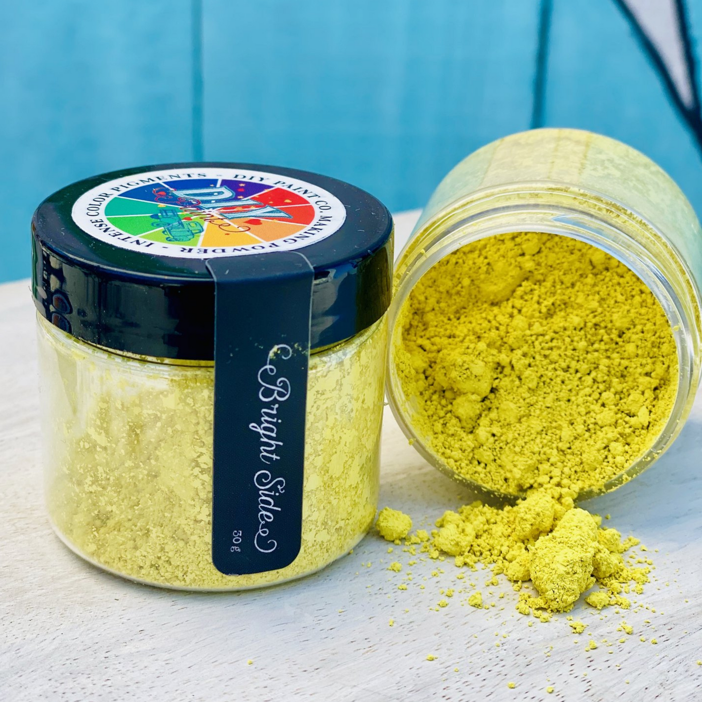 Bright Side Making Powder Pigment Powders from Debi's Design Diary DIY Paints available at Milton's Daughter