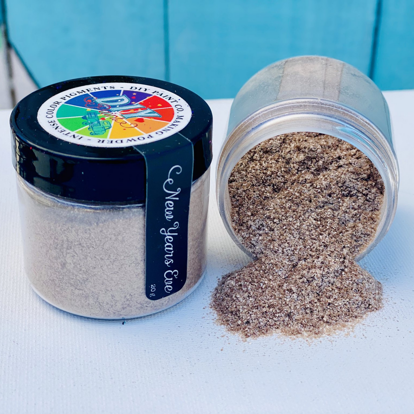 New Year's Eve Making Powder Pigment Powders from Debi's Design Diary DIY Paints available at Milton's Daughter
