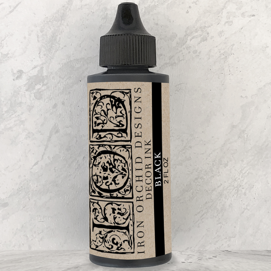 IOD Decor ink Black  2 oz. bottle at Milton's Daughter
