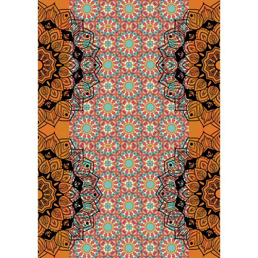 "My Darling Clementine" decoupage paper set by Made by Marley and available at Milton's Daughter. 3 sheet set in size A3 includes one sheet of this color coorinating pattern.