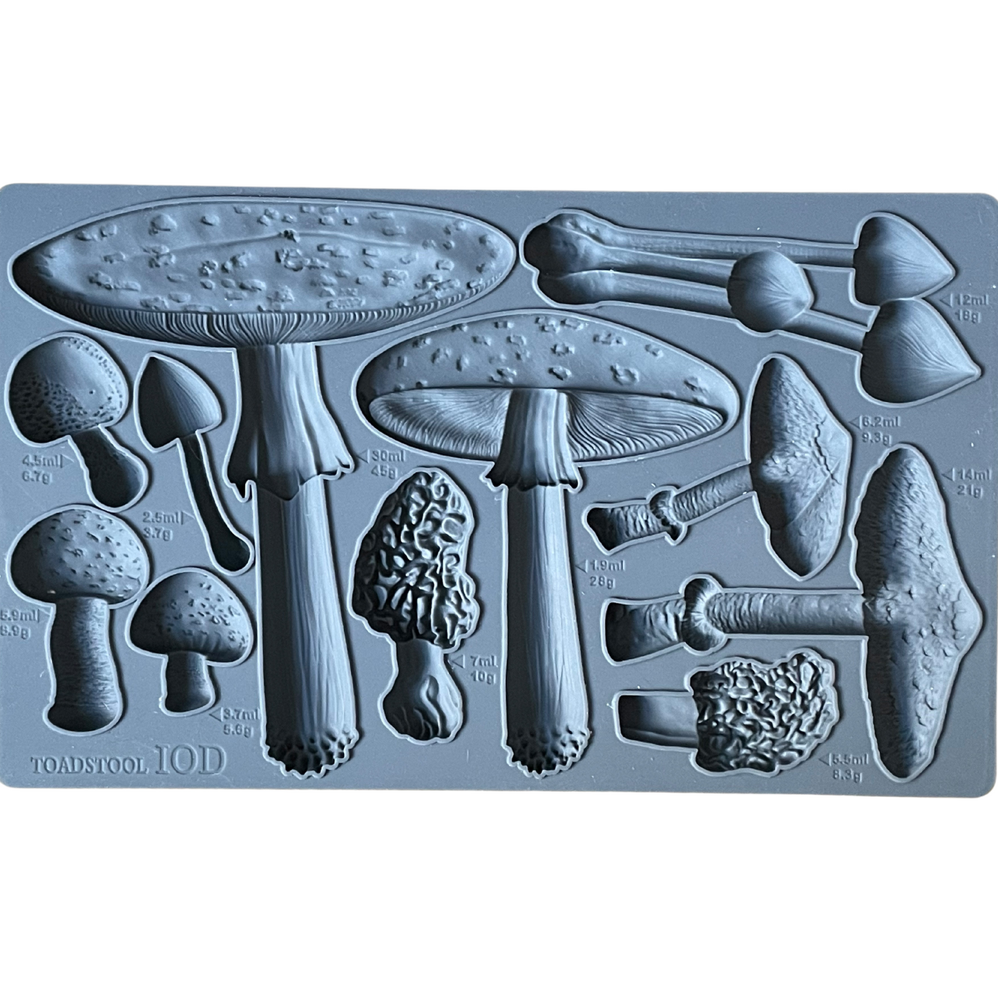 "Toadstool" IOD Mold by Iron Orchid Designs available at Milton's Daughter.