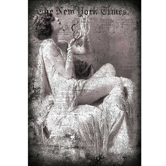 "Vintage Beauty" decoupage rice paper by Paper Designs available at Milton's Daughter.