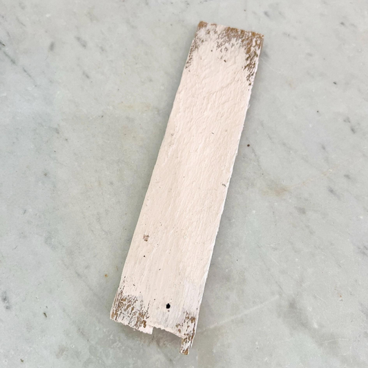 Painted plank example of Vintage  Pink - DIY Cottage Color Paint curated by Jamie Ray Vintage. Available in pints at Milton's Daughter.
