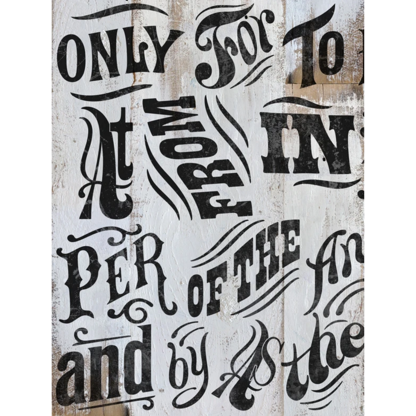 Example of Block Type Stamp in use at Milton's Daughter.