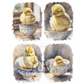 "4 Pack Easter Chicks in Teacups" decoupage rice paper by AB Studio. Available at Milton's Daughter.