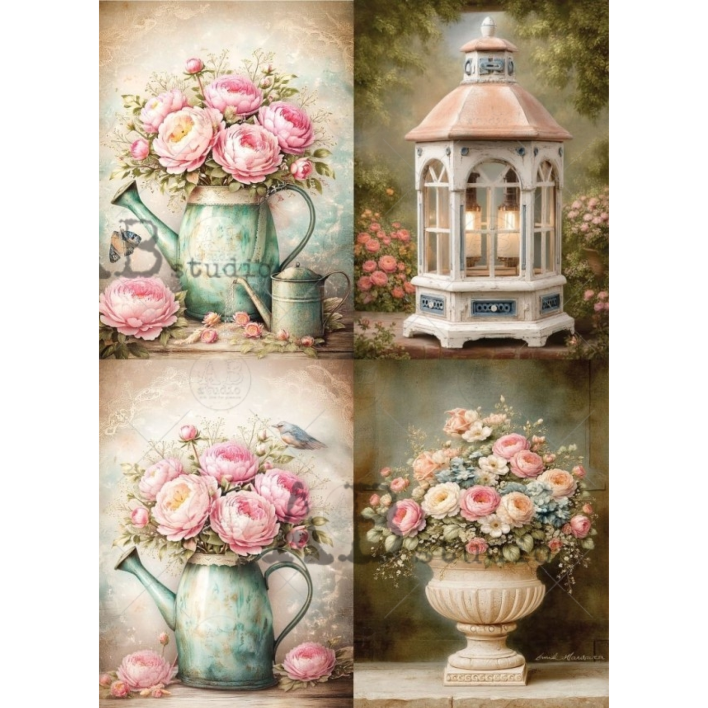 Peony Bouquets 4 Views