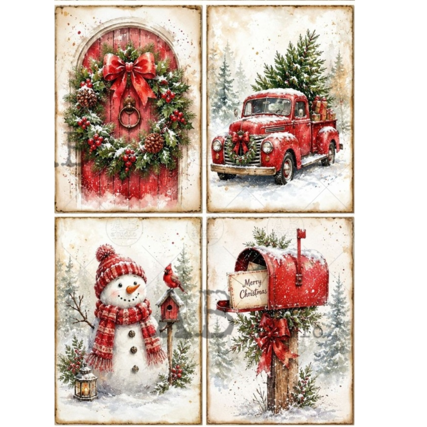 Red Holiday Icons