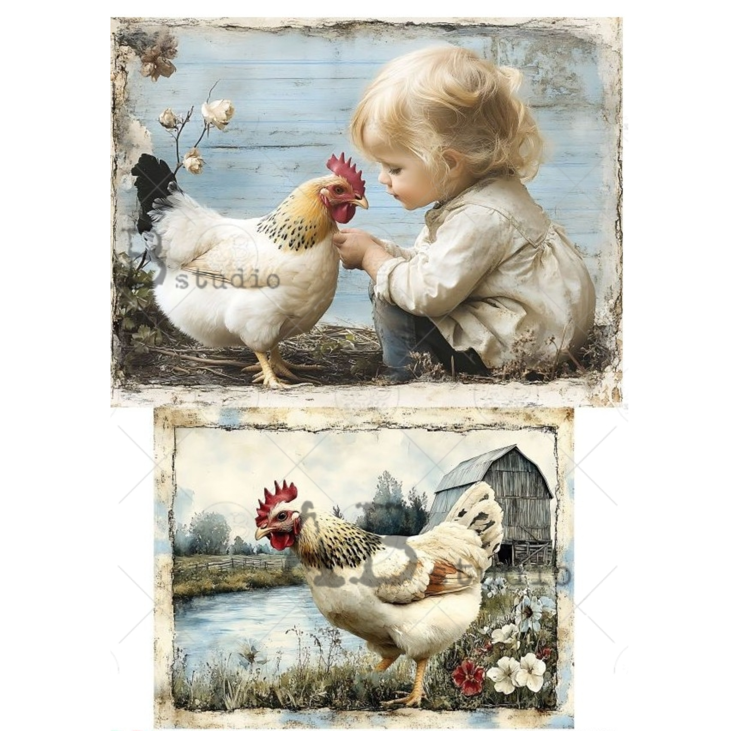 Hen & Baby