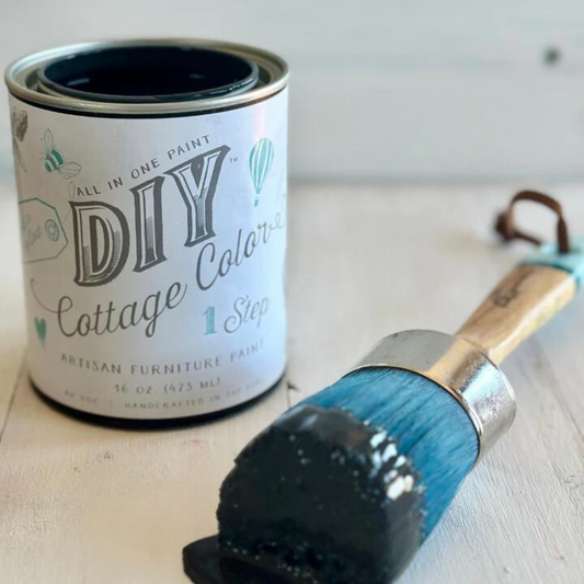 Cottage Color One Step Furniture Paint in color "Anvil." All-in-one paint curated by Jami Ray Vintage for DIY Paint. Available at Milton's Daughter.