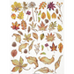 "Autumn Leaves" decoupage rice paper by ITD Collection. Available at Milton's Daughter.