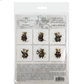 Back cover image with six winter mouse-themed images and printed text.