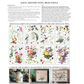 Marché Des Fleurs IOD Transfer by Iron Orchid Designs. Back cover.