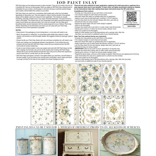 Alfred Peats & Co. IOD Paint Inlay by Iron Orchid Designs back cover.