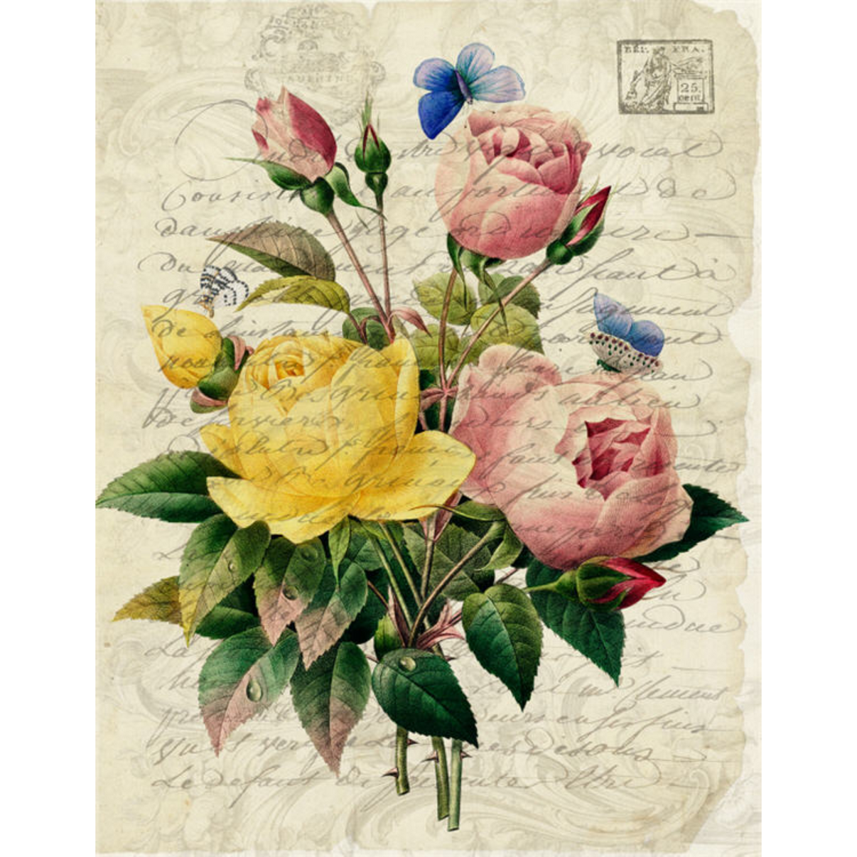 Botanical 126 - Decoupage Paper by Monahan Papers – Milton's Daughter