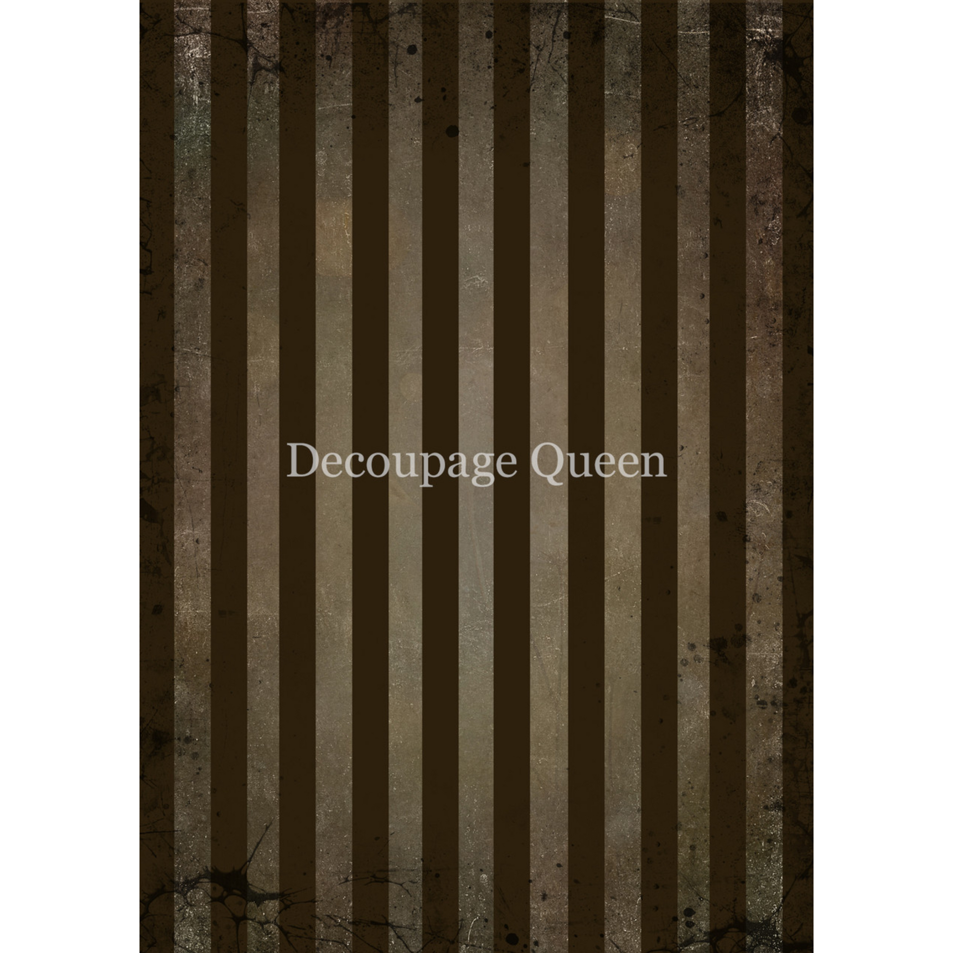 "Brown Stripes" decoupage rice paper by Decoupage Queen. Available at Milton's Daughter.