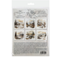 Packaging of ITD Collection decoupage scrapbooking paper with winter scene designs.