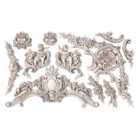 Castings from IOD Cadré Mould by Iron Orchid Designs. 