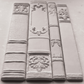 Castings example of IOD Bookish Mould by Iron Orchid Designs.
