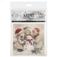 Packaging of mini rice paper set with children and snowman illustration