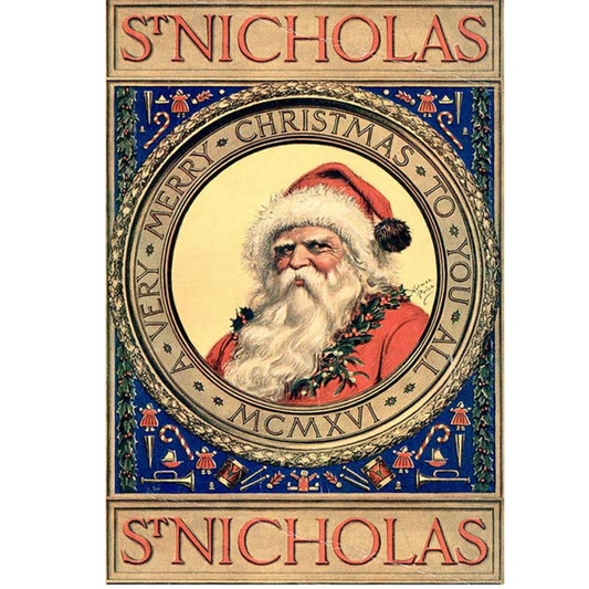 "St. Nicolas Portrait--Christmas 0342" decoupage rice paper by Paper Designs. Available at Milton's Daughter.