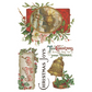 "Christmas Joy" IOD Transfer by Iron Orchid Designs. Available at Milton's Daughter. Pg 8 of 8. Decorative Christmas design with text and festive elements.