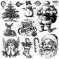 "Christmas Wishes" IOD Stamp by Iron Orchid Designs. Single sheet stamp. Available at Milton's Daughter.