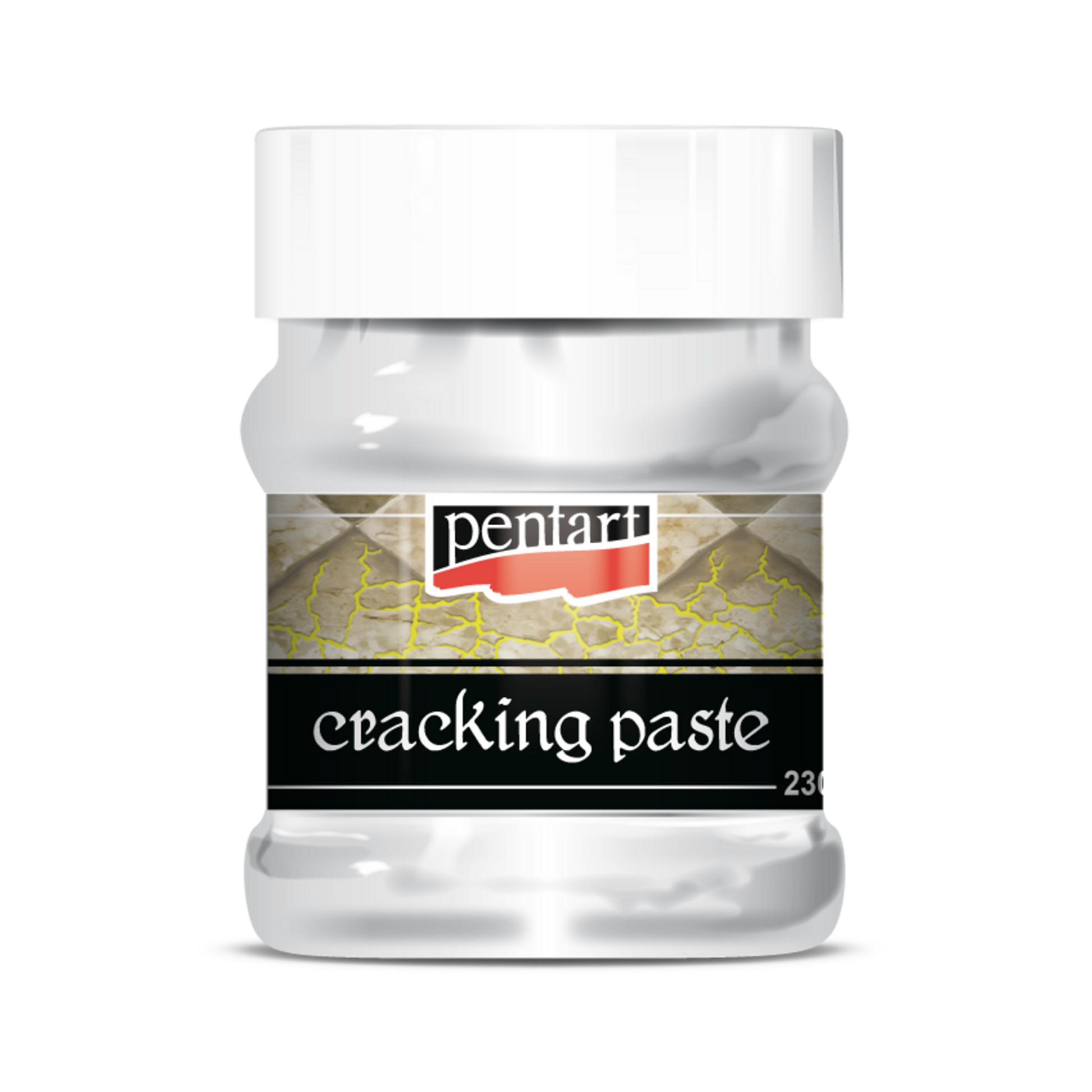 "Cracking Paste" by Pentart. White, 230 ml. Available at Milton's Daughter.