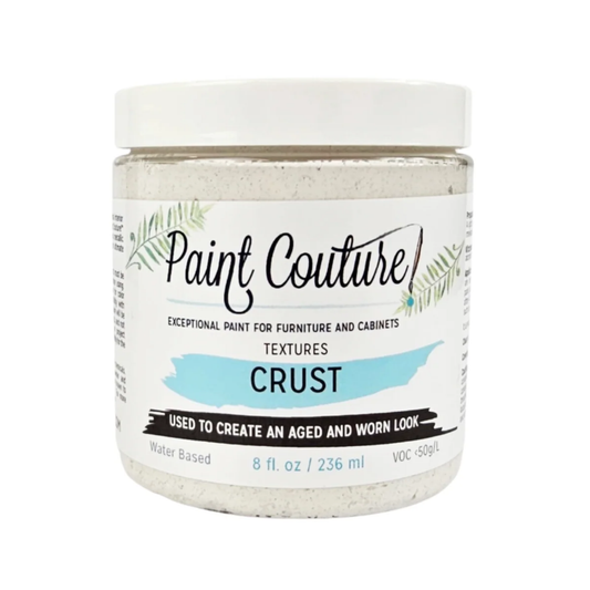 Jar of Paint Couture Crust paint on a white background