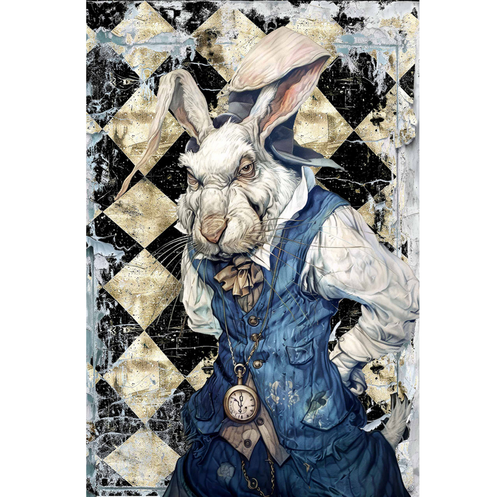 Dark Rabbit - Decoupage Rice Paper by Paper Designs – Milton's Daughter