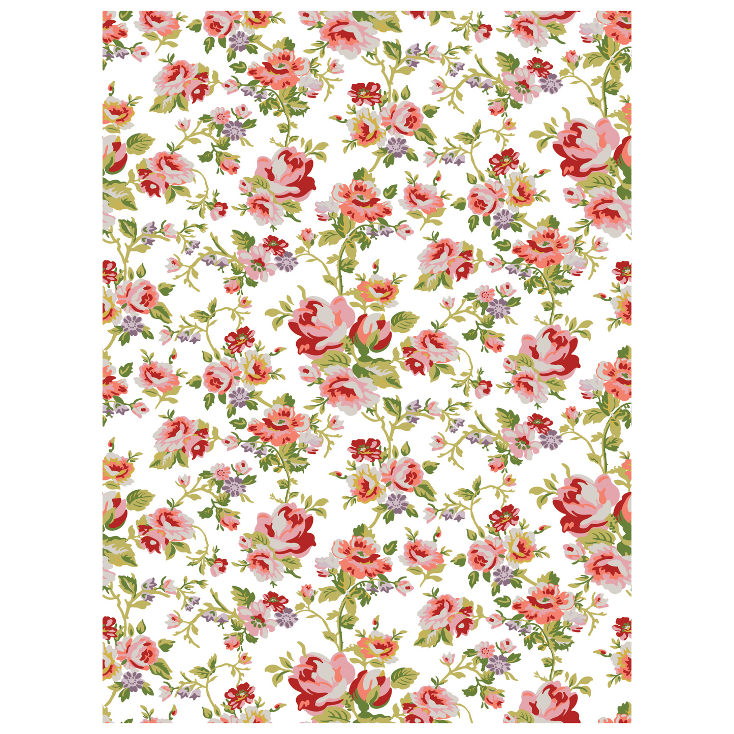 "DItsy Blooms" IOD Paint Inlay Transfer by Iron Orchid Designs. Eight 12" x 16 sheets. Available at Milton's Daughter. Page 8.