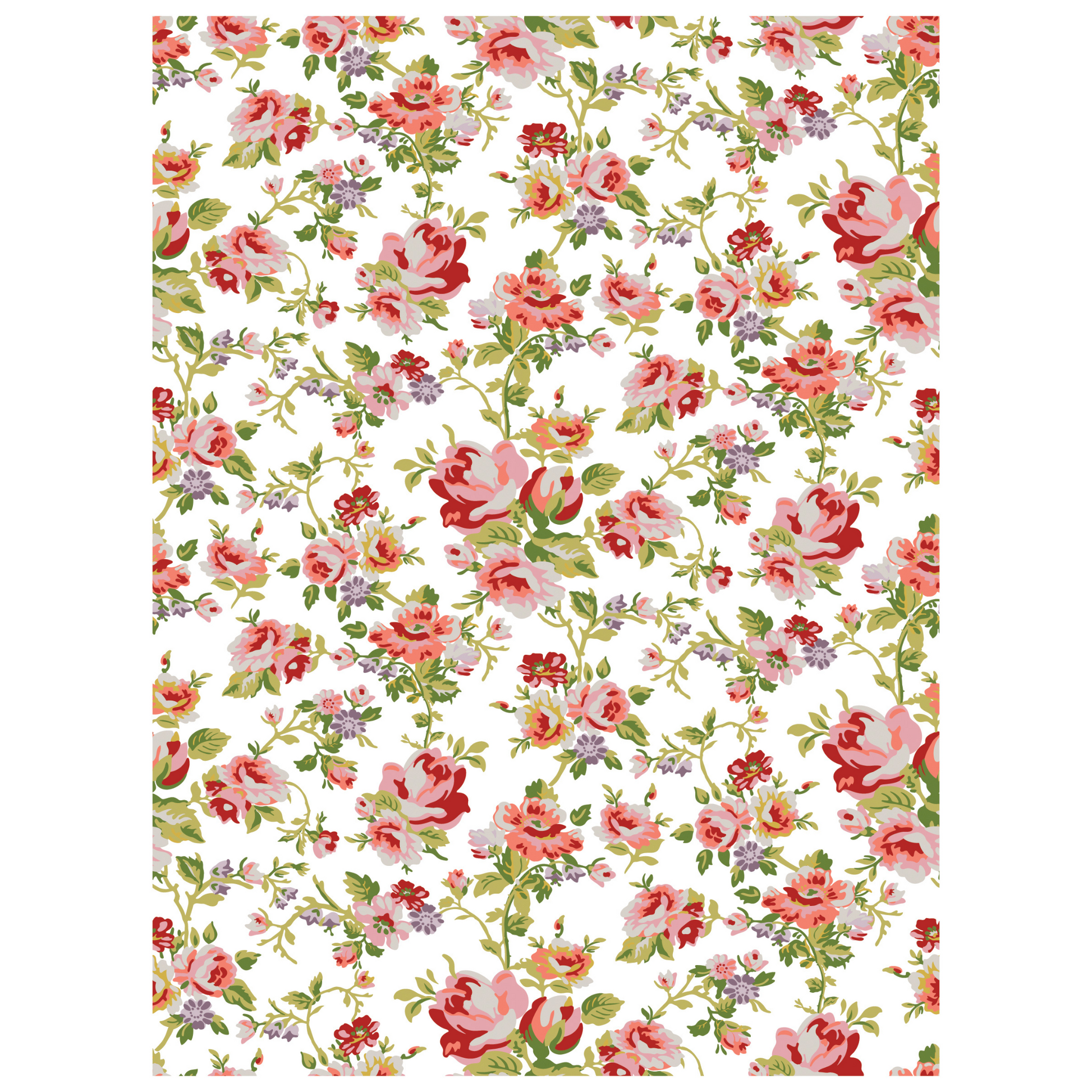 "DItsy Blooms" IOD Paint Inlay Transfer by Iron Orchid Designs. Eight 12" x 16 sheets. Available at Milton's Daughter. Page 8.